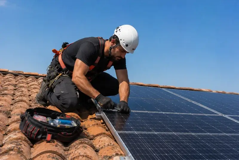 Maintenance et monitoring de panneaux solaires à Eyzerac